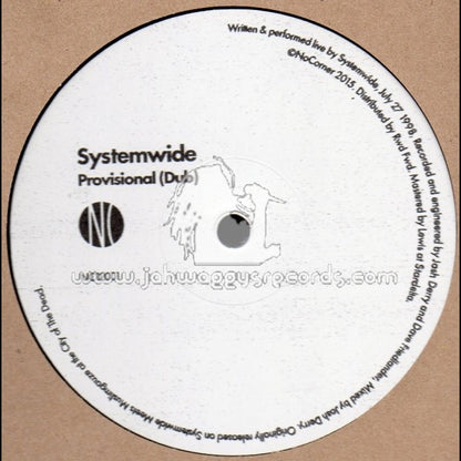 Systemwide : Provisional (Dub)/Ripe Up (Pan American Midnight Sun Remix) (12", Single)
