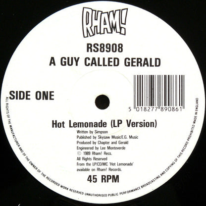 A Guy Called Gerald : Hot Lemonade (12")