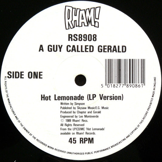 A Guy Called Gerald : Hot Lemonade (12")