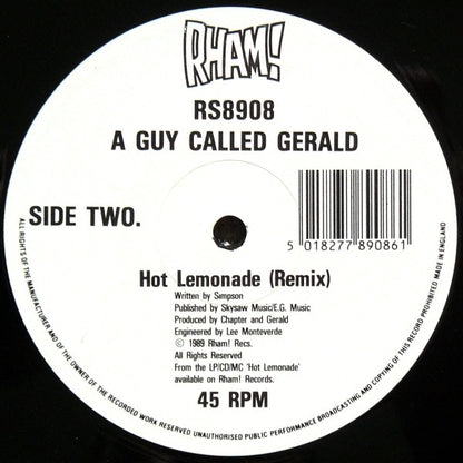 A Guy Called Gerald : Hot Lemonade (12")