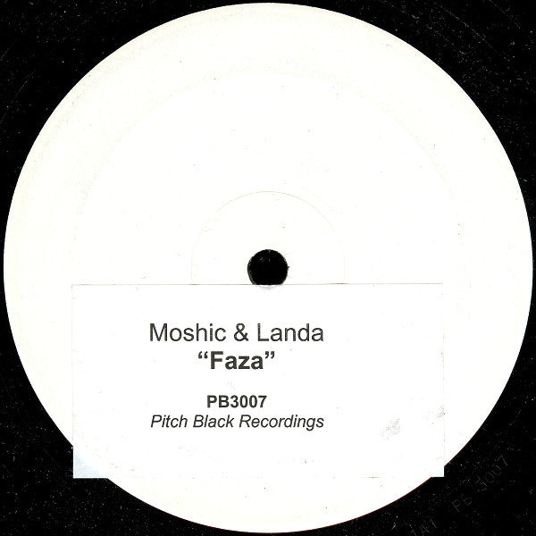 Moshic & Landa : Faza (12", Promo, W/Lbl)