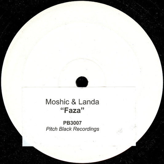 Moshic & Landa : Faza (12", Promo, W/Lbl)