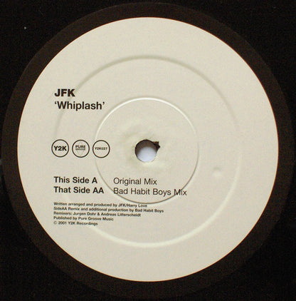 JFK : Whiplash (12")