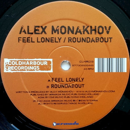 Alex Monakhov : Feel Lonely / Roundabout (12")