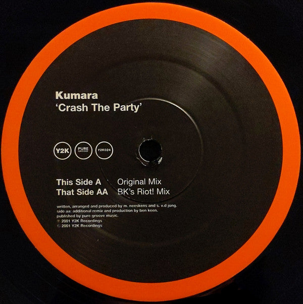 Kumara : Crash The Party (12")
