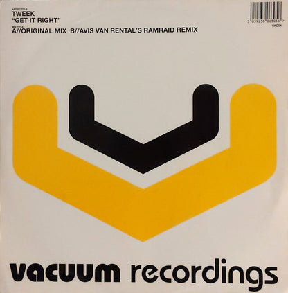 Tweek : Get It Right (12")