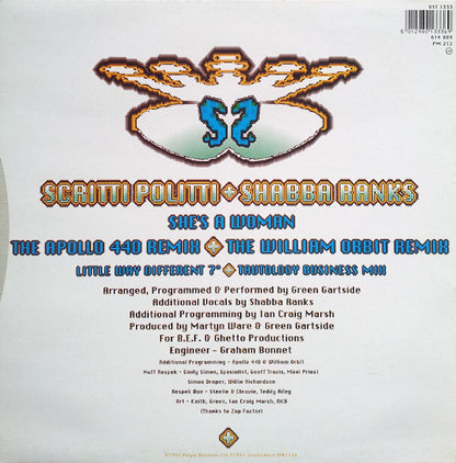 Scritti Politti + Shabba Ranks : She's A Woman (12", Single)