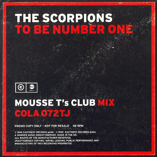 Scorpions : To Be Number One (12", S/Sided, Promo)