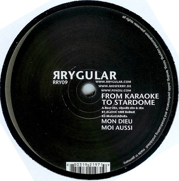From Karaoke To Stardome* : Mon Dieu Moi Aussi (12")