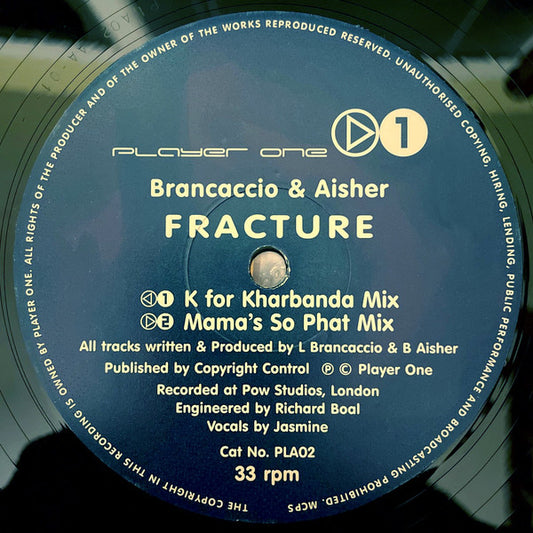Brancaccio & Aisher : Fracture (12")