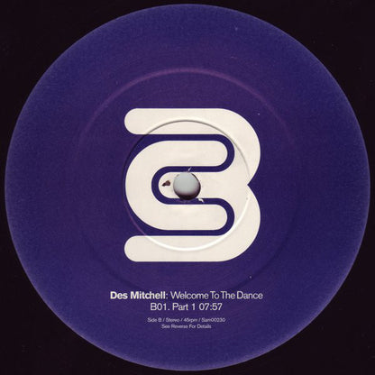 Des Mitchell : Welcome To The Dance (12", Promo)