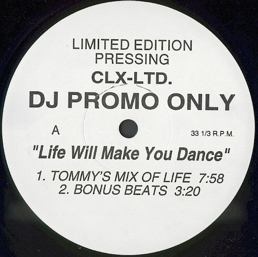 Marcus Life : Life Will Make You Dance (12", Ltd, Promo)