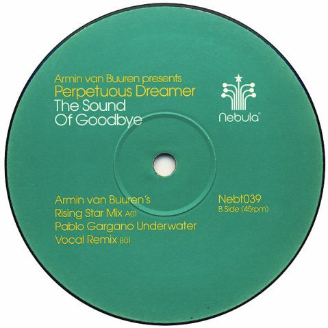 Armin van Buuren Presents Perpetuous Dreamer : The Sound Of Goodbye (12")