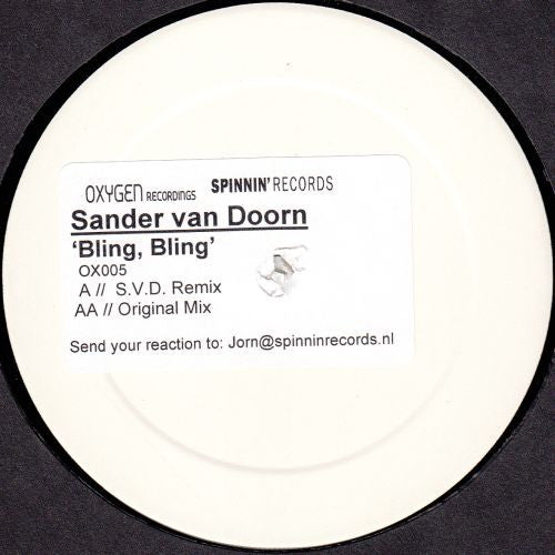 Sander van Doorn : Bling Bling (12", W/Lbl, Sti)