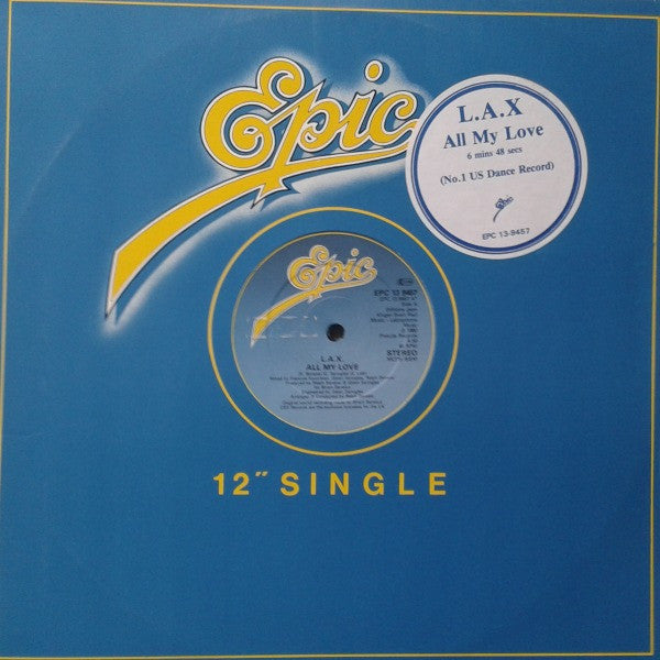 L.A.X. : All My Love (12", Single)