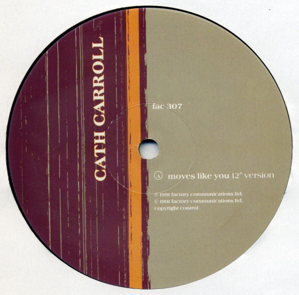 Cath Carroll : Moves Like You (12", Single)