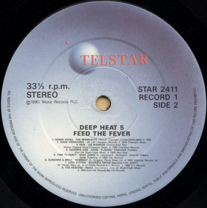 Various : Deep Heat 5 - Feed The Fever (2xLP, Comp)
