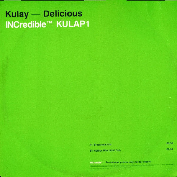 Kulay : Delicious (12", Promo)