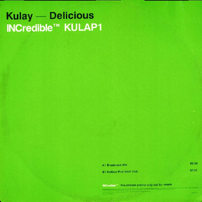Kulay : Delicious (12", Promo)