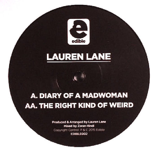 Lauren Lane : Diary Of A Madwoman (10")