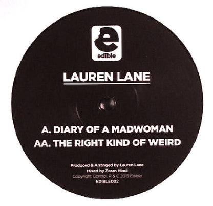 Lauren Lane : Diary Of A Madwoman (10")