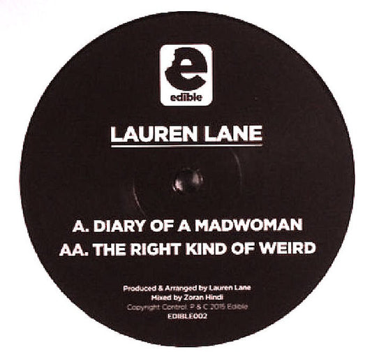 Lauren Lane : Diary Of A Madwoman (10")