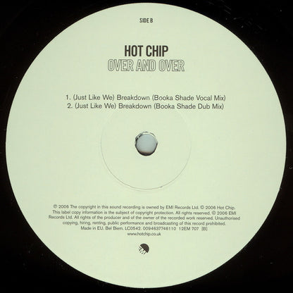 Hot Chip : Over And Over (12", Single)