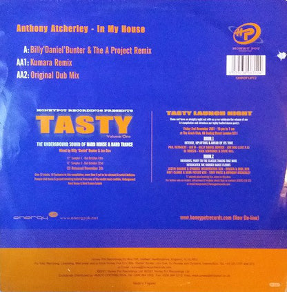 Anthony Atcherley : In My House (12", 2/2)