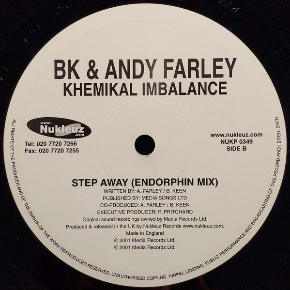 BK & Andy Farley : Khemikal Imbalance (12")