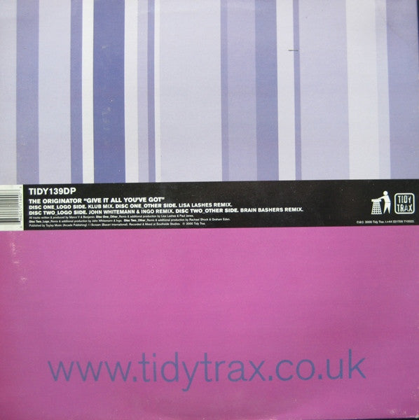 The Originator : Give It All You've Got (2x12")