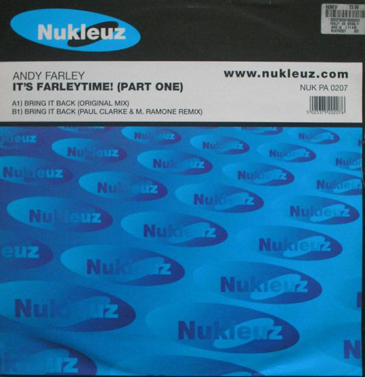 Andy Farley : It's Farleytime! (12", Par)