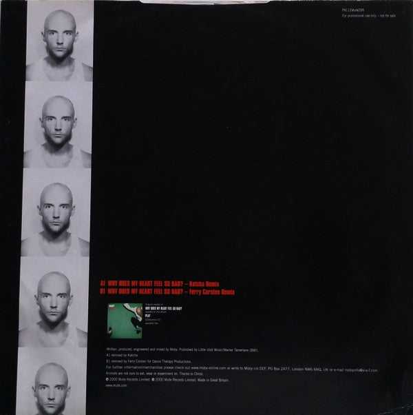 Moby : Why Does My Heart Feel So Bad? (12", Promo)