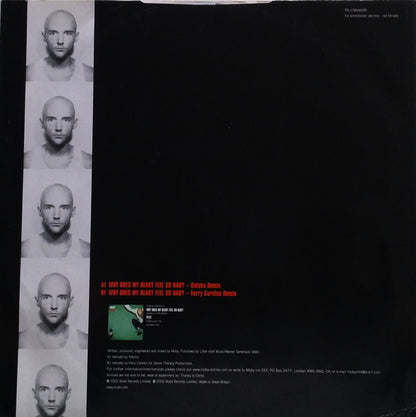 Moby : Why Does My Heart Feel So Bad? (12", Promo)