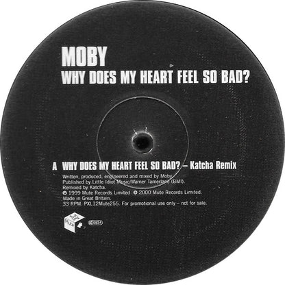 Moby : Why Does My Heart Feel So Bad? (12", Promo)