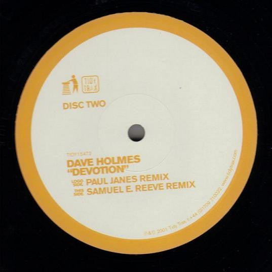 Dave Holmes : Devotion (12", 2/2)