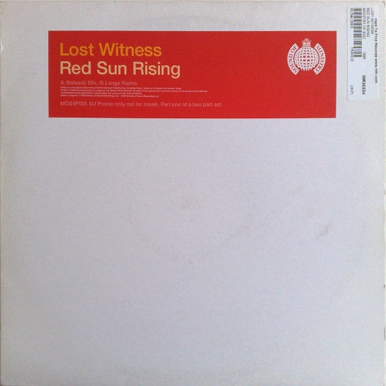 Lost Witness : Red Sun Rising (12", Promo, 1/2)