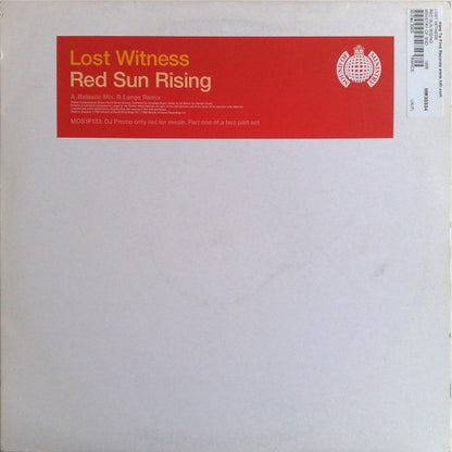 Lost Witness : Red Sun Rising (12", Promo, 1/2)