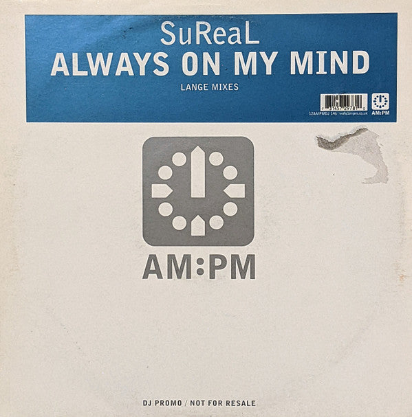 SuReal : Always On My Mind (Lange Mixes) (12", Promo)