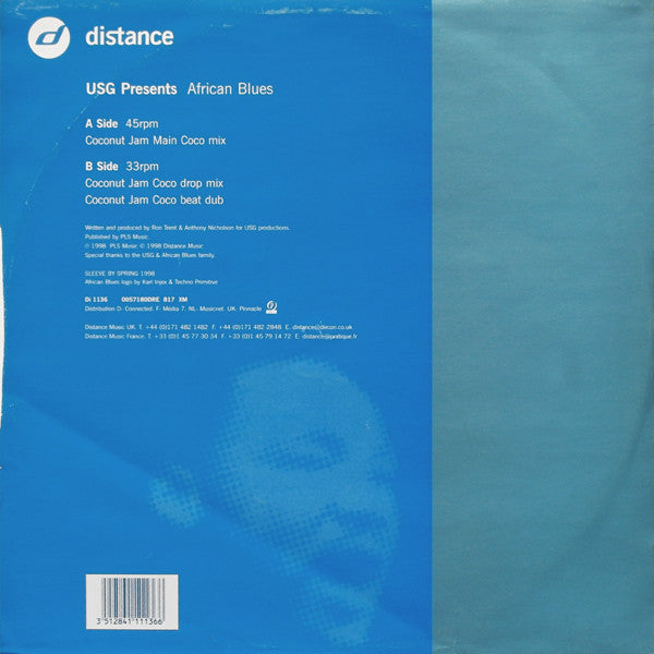 Urban Sound Gallery Presents African Blues : Coconut Jam (12")