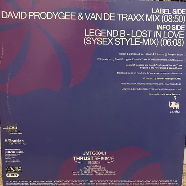 Beats Of Genesis vs. Legend B : Lost In Love 2K6 (Part 1) (12")