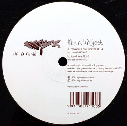 Moon Project : Moments Are Forever / Liquid Love (12")
