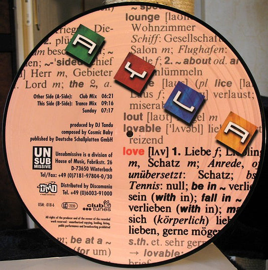 Ayla : Liebe (12", Pic)