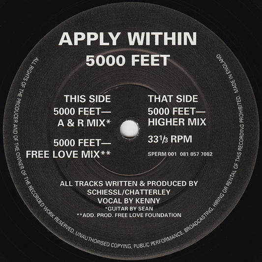 Apply Within : 5000 Feet (12")