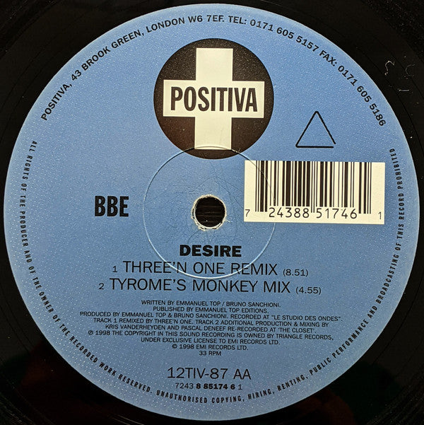BBE* : Desire (12", 176)