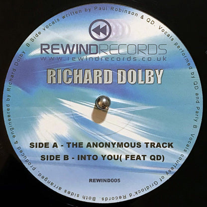 Richard Dolby : The Anonymous Track / Into You (12")