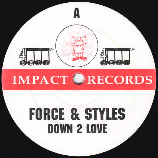 Force & Styles : Down 2 Love / Dancing Through The Night (12")