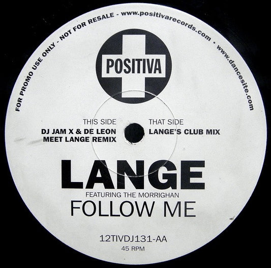 Lange Featuring The Morrighan : Follow Me (12", Promo)
