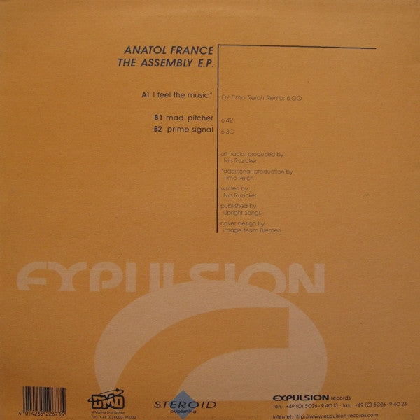 Anatol France : The Assembly E.P. (12", EP)