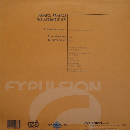 Anatol France : The Assembly E.P. (12", EP)
