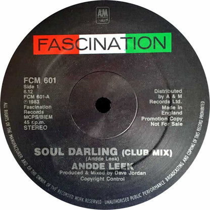 Andy Leek : Soul Darling (Club Mix) / Neurotic World (12", Single, Promo)